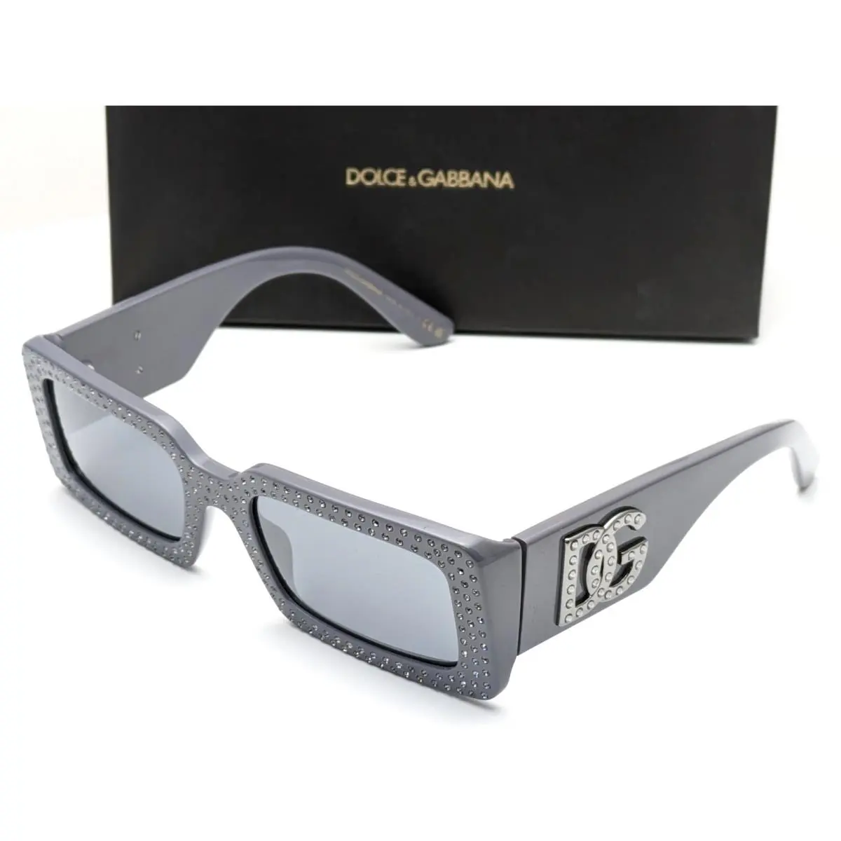 Dolce Gabbana Sunglasses DG 4447-B 3090/6G Frames w/ Grey Mirror Lenses 53mm