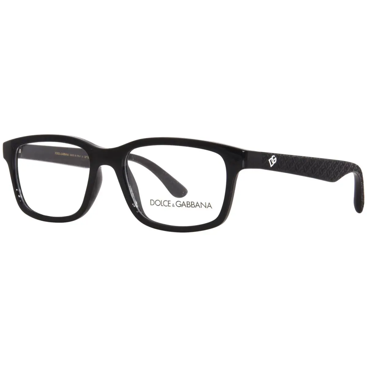 Dolce Gabbana DX-5097 501 Eyeglasses Youth Kids Girl`s Black Full Rim 48mm