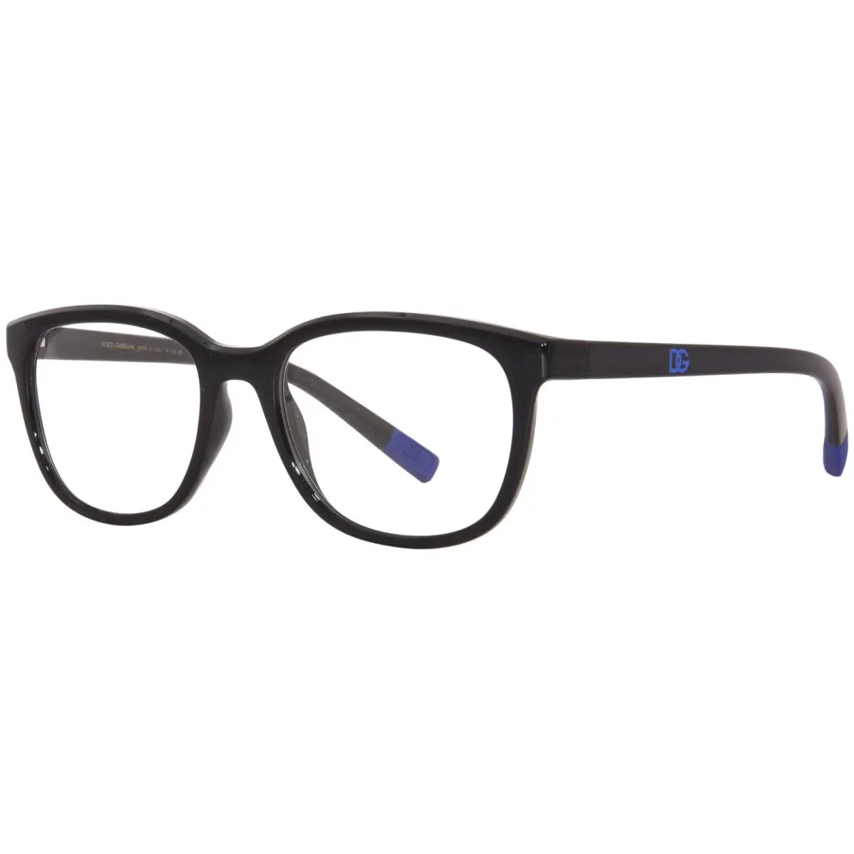 Dolce Gabbana DX5094 501 Eyeglasses Youth Boy`s Black/blue Light Filter 48mm
