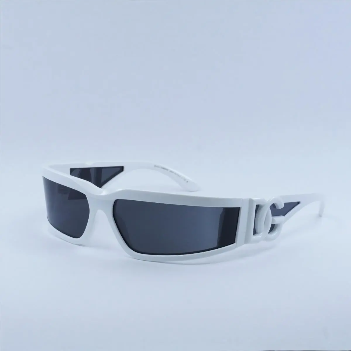 Dolce Gabbana DG6198 331287 White/dark Grey 63-16-130 Sunglasses