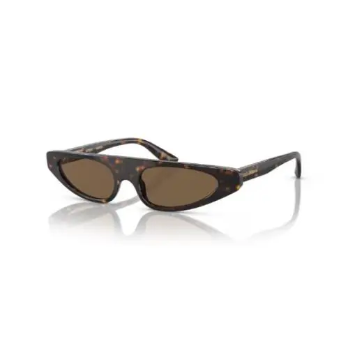 Dolce Gabbana DG4442 502/73 Sunglasses Women`s Havana/dark Brown 52mm by Dolce & Gabbana