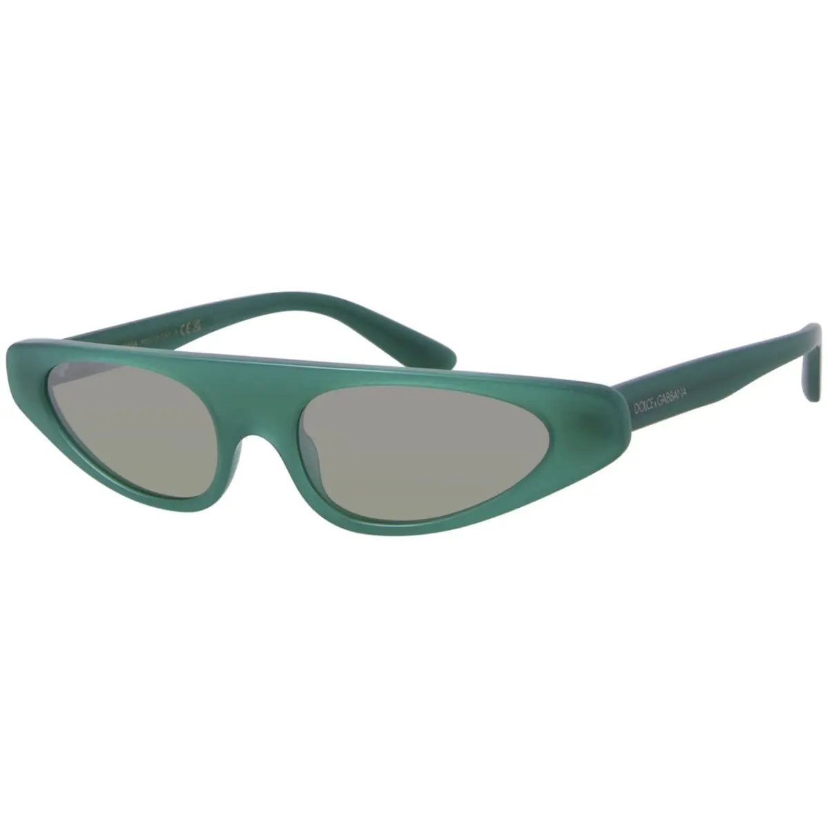 Dolce Gabbana DG4442 306852 Sunglasses Women`s Milky Green/green Mirror 52mm by Dolce & Gabbana