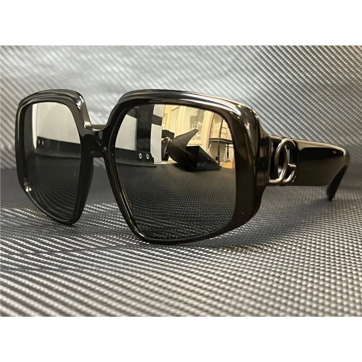 Dolce Gabbana DG4386 501 88 Black Square 58 mm Women`s Sunglasses
