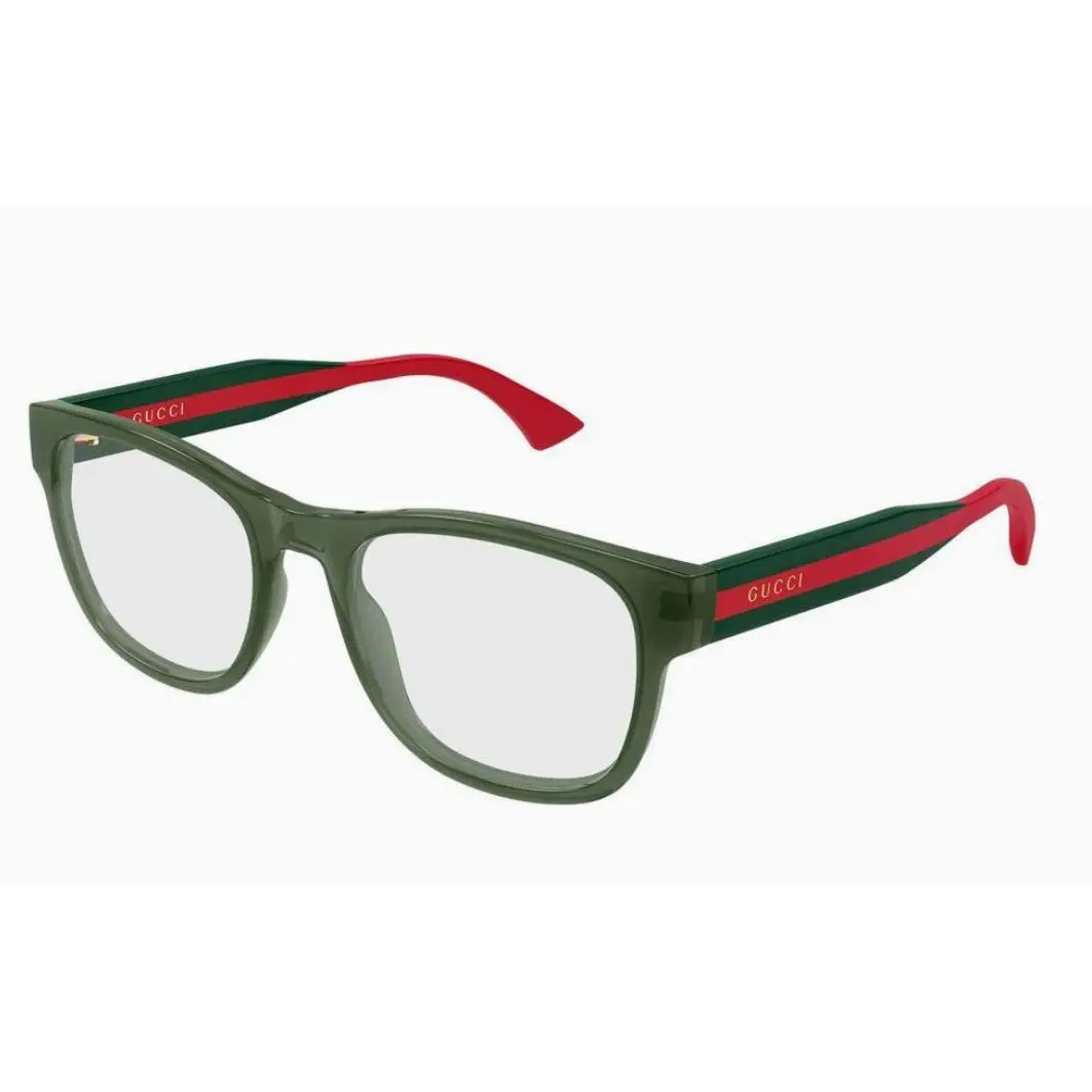 Gucci Eyeglasses Urban GG0004O- 004 Green Plastic 53-19-145 - Frame: Green