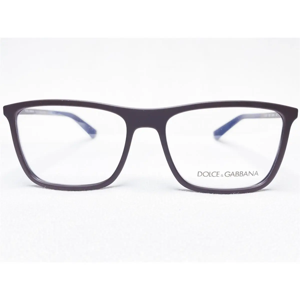 Dolce Gabbana DG5021 2652 Men`s Brown Rubber Eyeglasses Frames 54/16 140