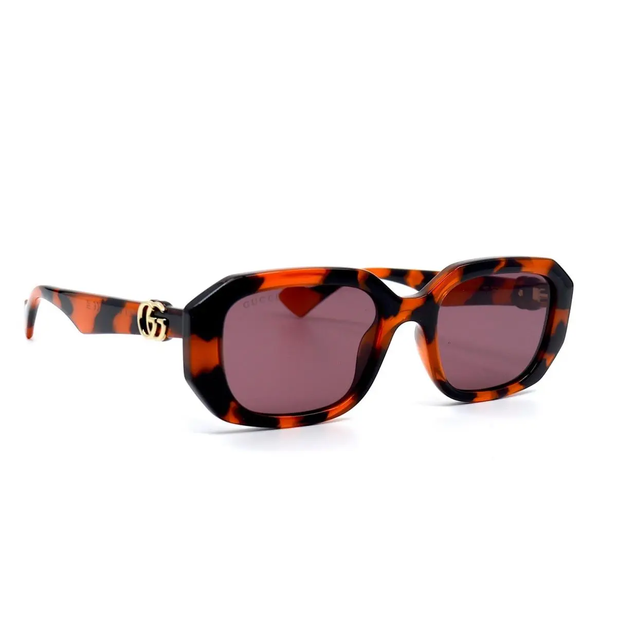 GG1535S 005 Tortoise Orange Violet Sunglasses by Gucci