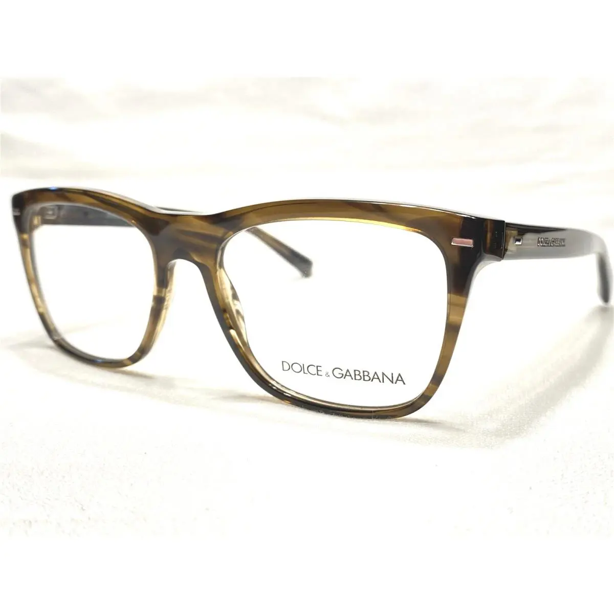 Dolce Gabbana DG3226 2925 Mens Havana Modern Eyeglasses Frames 54/17 145