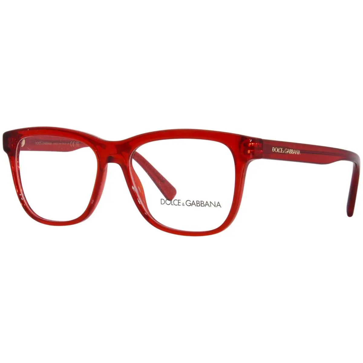 Dolce Gabbana DX3356 3409 Eyeglasses Frame Youth Kids Boy`s Full Rim Red 49mm
