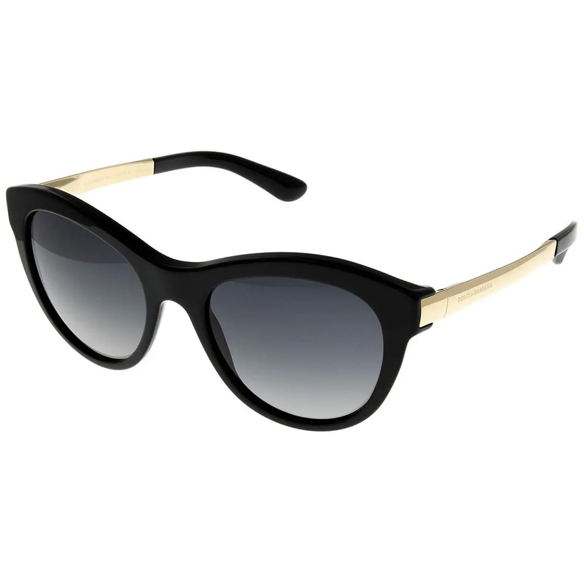 Dolce Gabbana Sunglasses Women Polarized Black Oval DG4243 501/T3