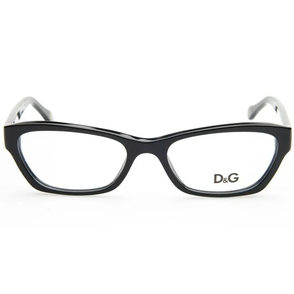 Dolce Gabbana Eyeglasses DG1216 501 Black Frames 52mm Rx-able Full Set ST