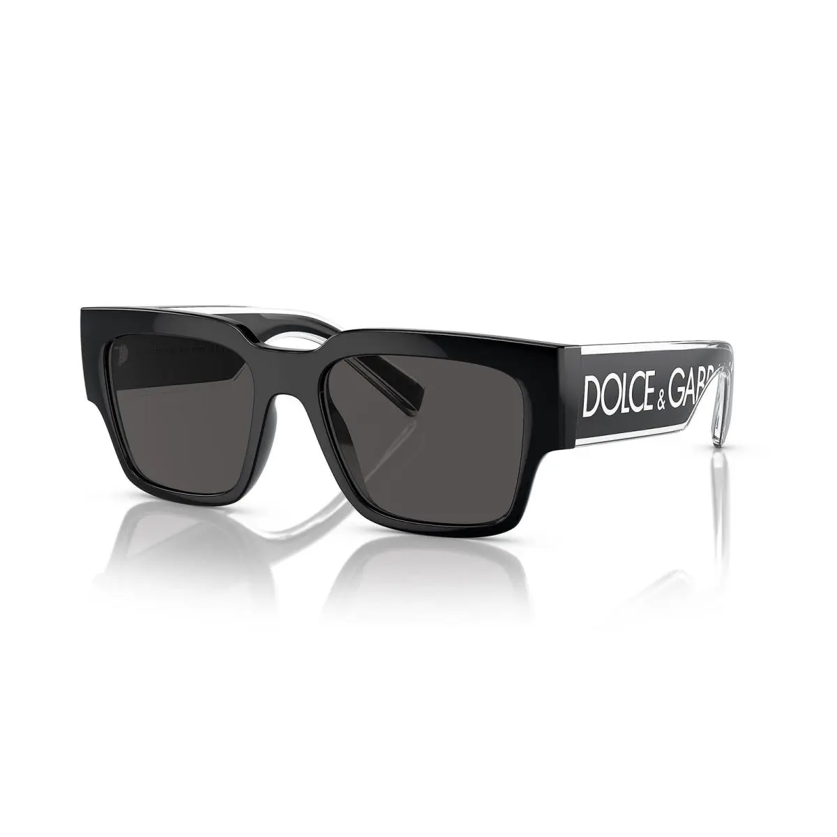 Dolce Gabbana DG6184-501/87 Sunglasses Black W/dark Grey 52mm