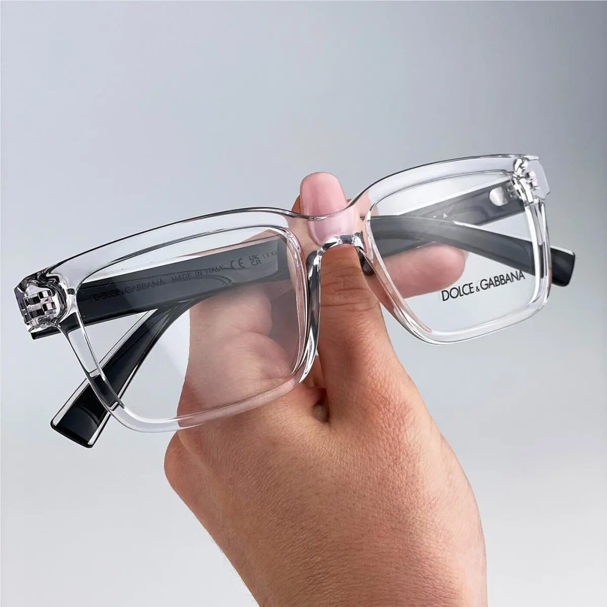 Dolce Gabbana D G Women Eyeglasses Crystal Black Demo Rectangle DG5102 3133