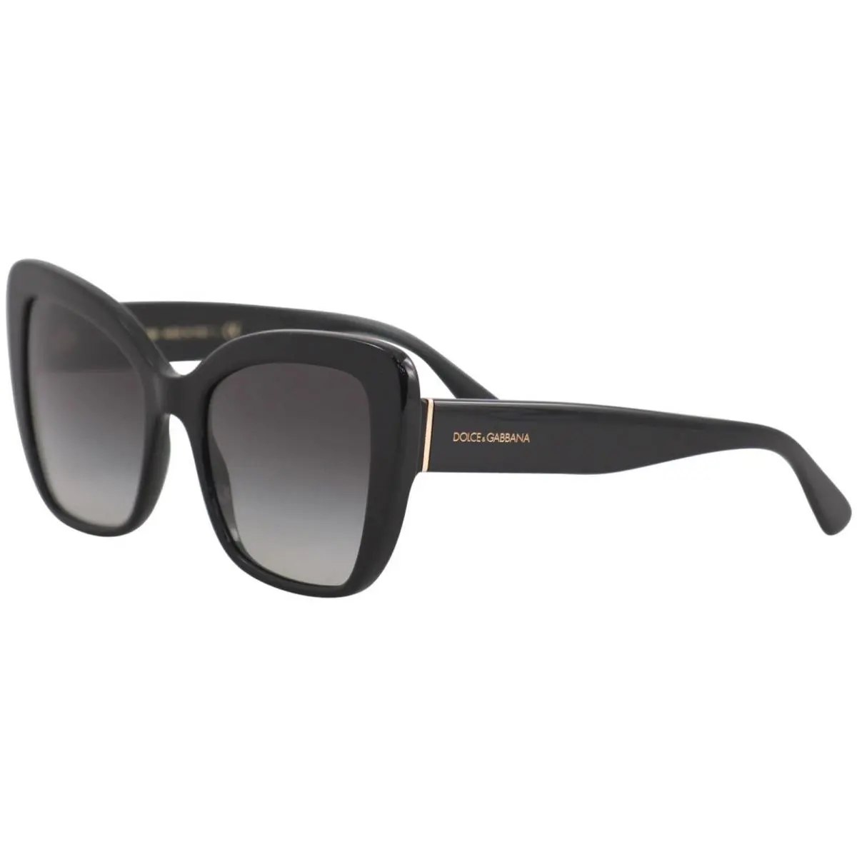 Dolce Gabbana Women`s D G DG4348 DG/4348 501/8G Black Square Sunglasses 54mm
