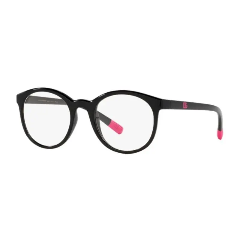 Dolce Gabbana DX5095 Eyeglasses Eye Glasses 501 Black 46mm Kids by Dolce & Gabbana
