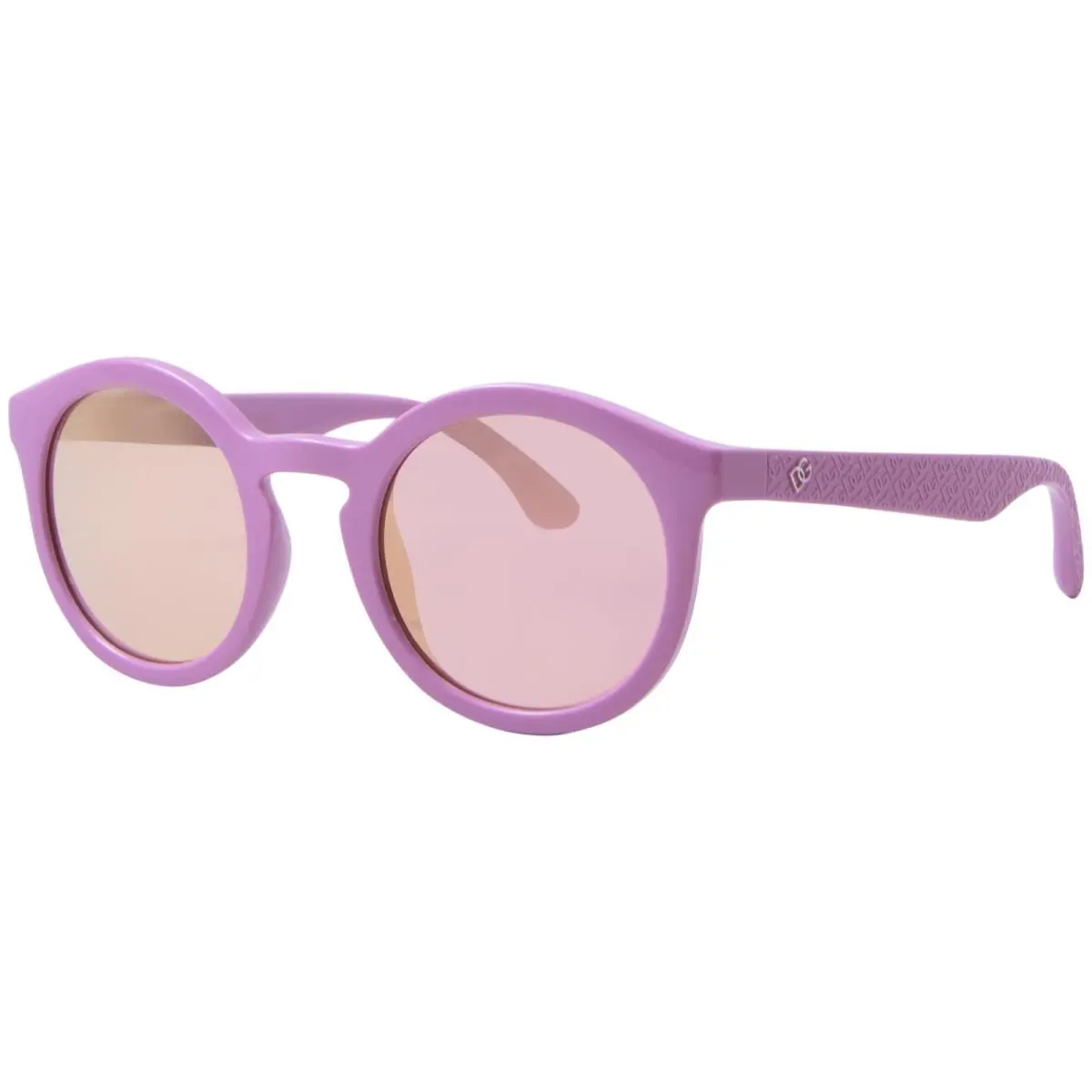 Dolce Gabbana DX6002 30981T Sunglasses Youth Kids Boy`s Pink/pink Mirror 45mm by Dolce & Gabbana