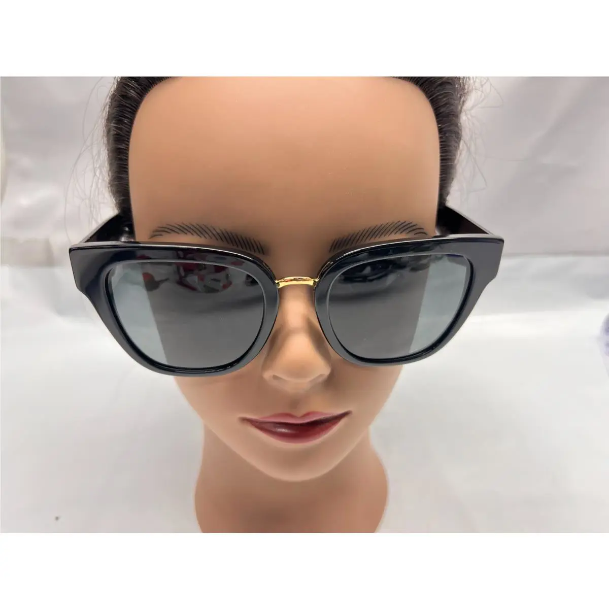 Dolce Gabbana Women`s Black Butterfly Sunglasses - DG4437 50187 51 - NO Case