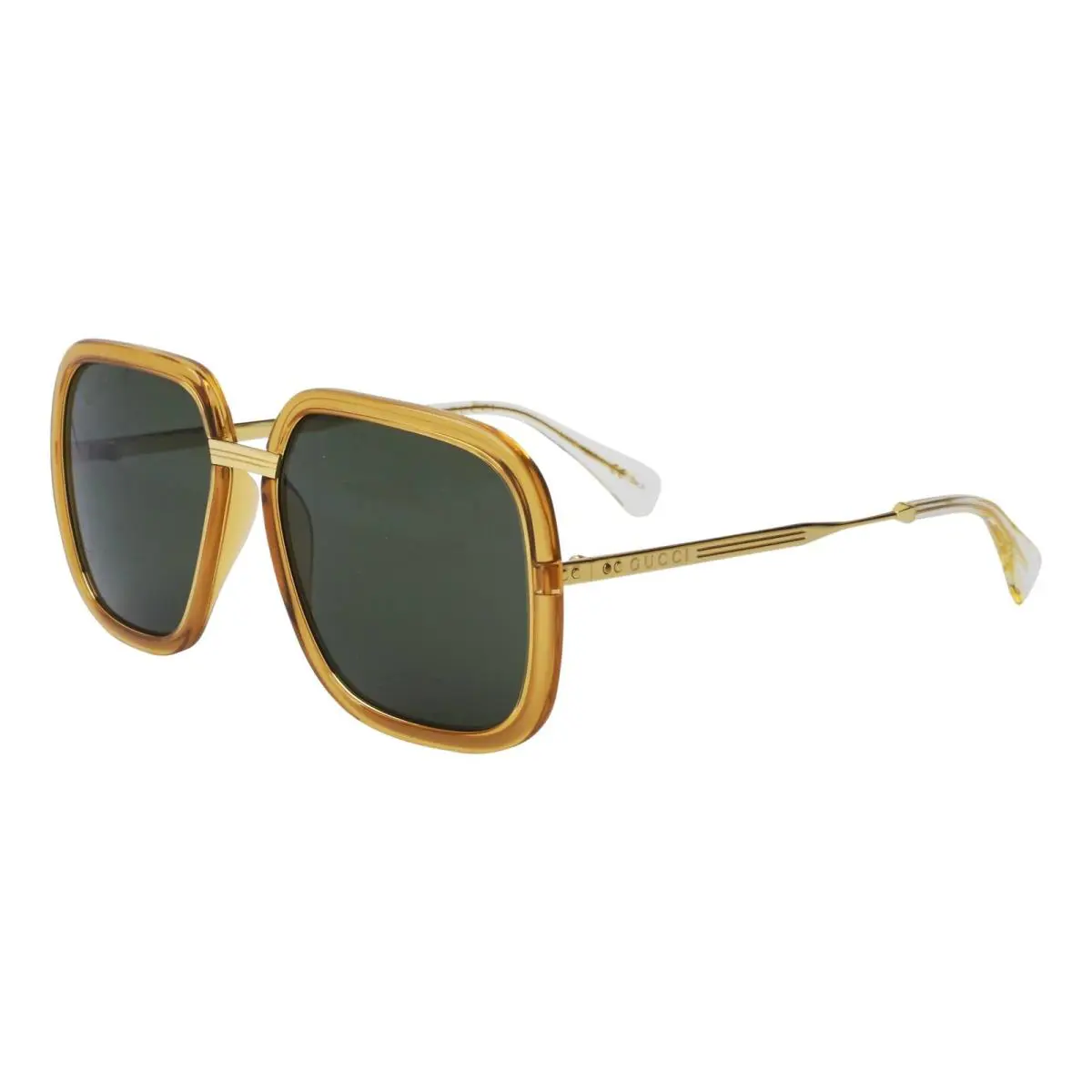 Gucci GG0905S 003 60 Transparent Brown Sunglasses
