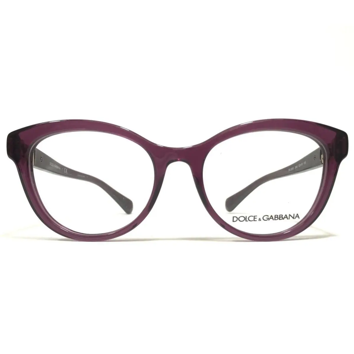 Dolce Gabbana Eyeglasses Frames DG 3250 3045 Clear Purple Gold DG 52-18-135