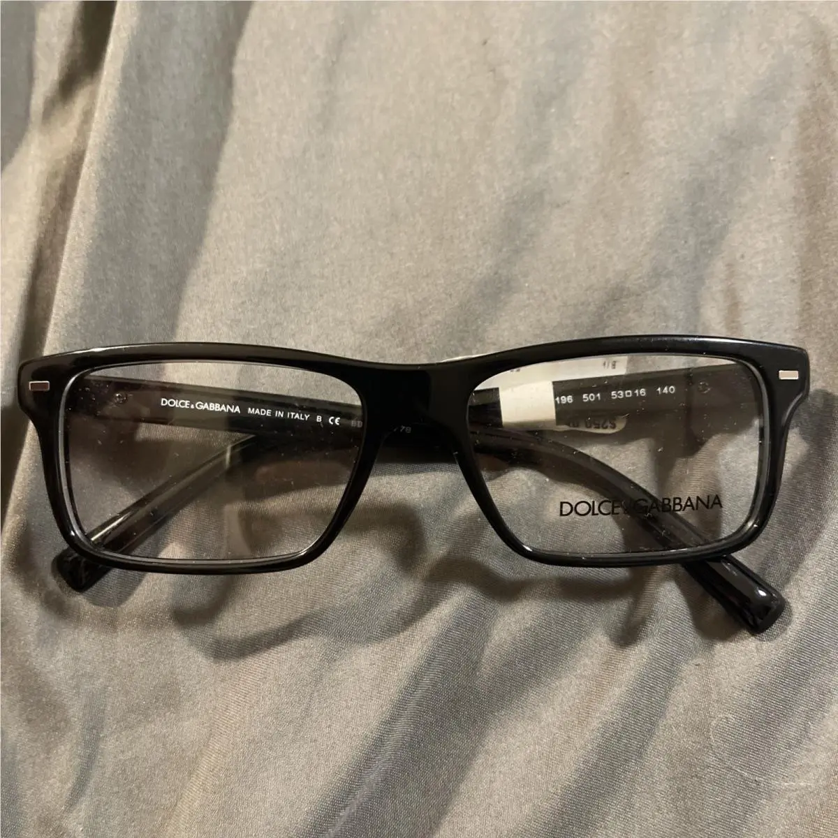 Dolce Gabbana Bond Street DG3196 1850 Mens Black Eyeglasses Frames 53/16