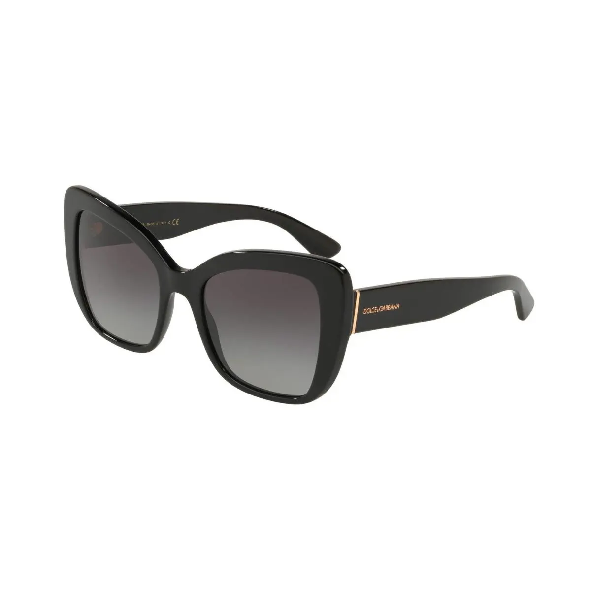 Dolce Gabbana Women`s Modern Sunglasses 54 mm Black Black