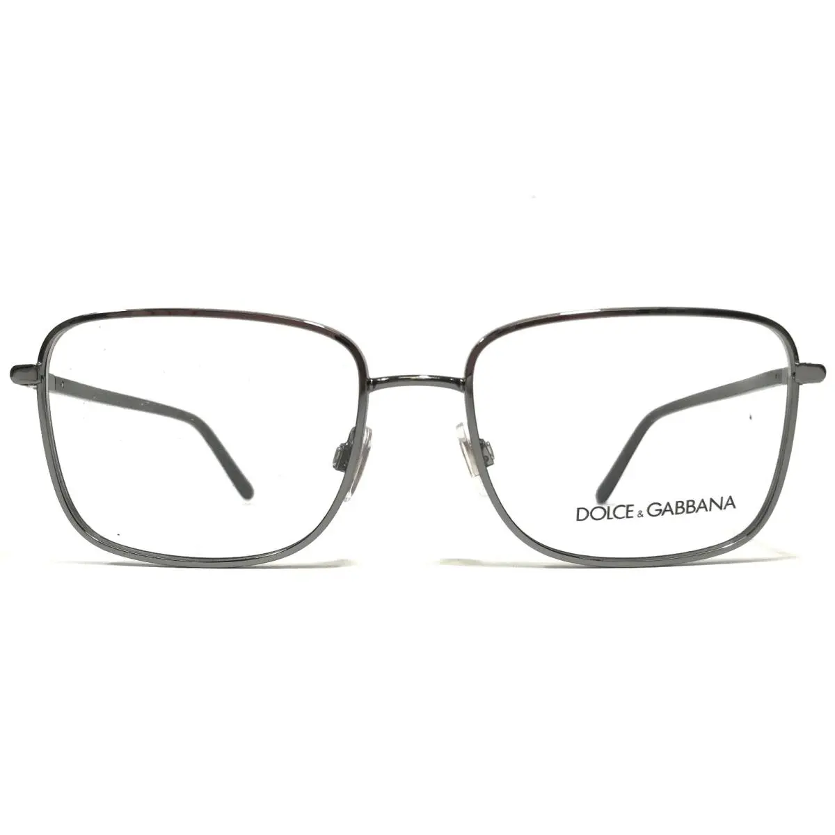 Dolce Gabbana Eyeglasses Frames DG1306 04 Silver Brown Tortoise 56-18-140