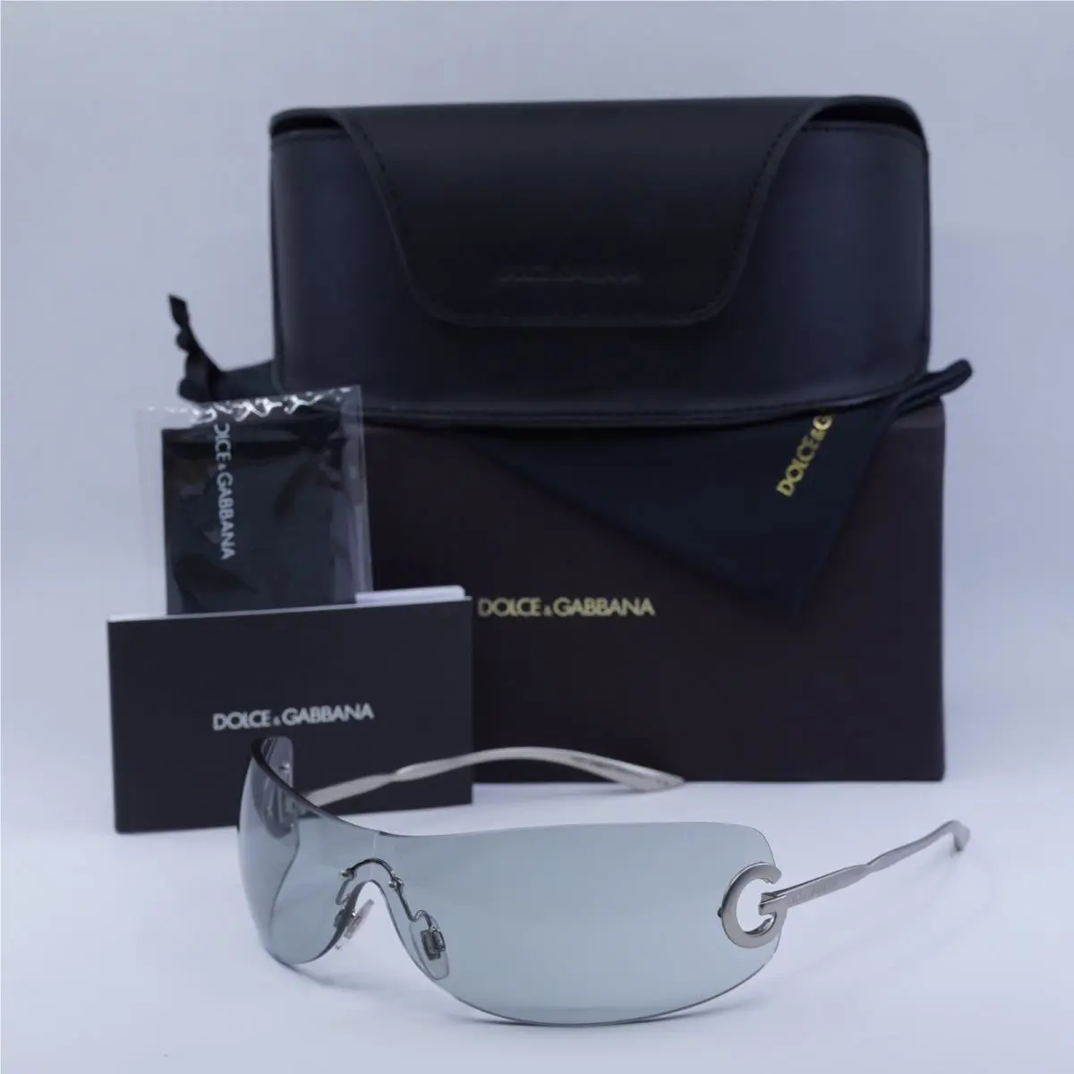 Dolce Gabbana DG2308 01/87 Black/dark Grey 141--125 Sunglasses