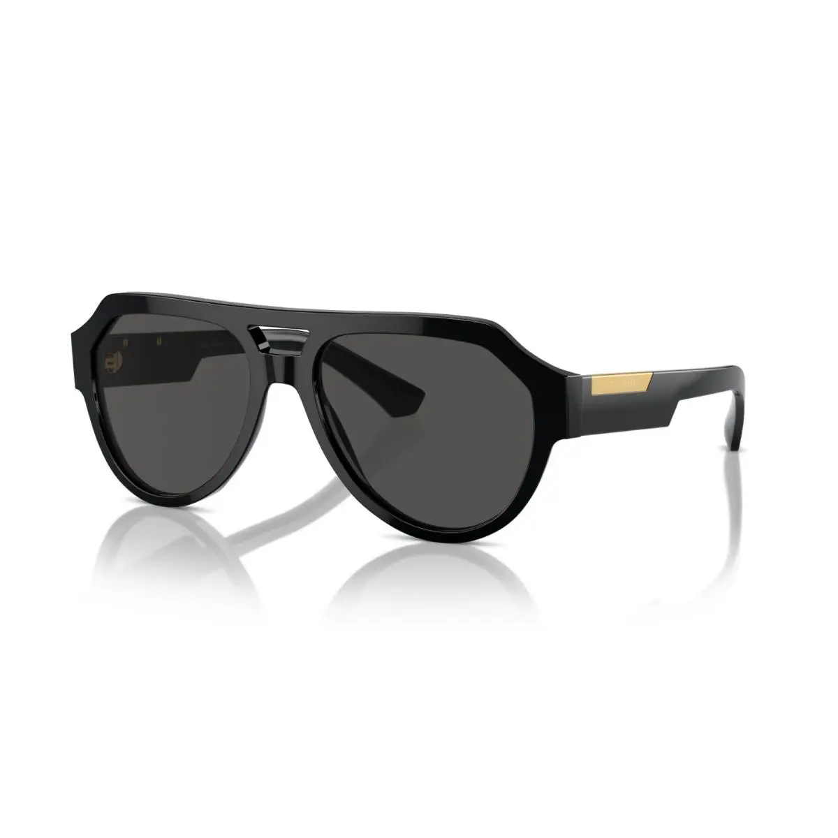 Dolce Gabbana DG4466 Shiny Black/grey 501/87 Sunglasses