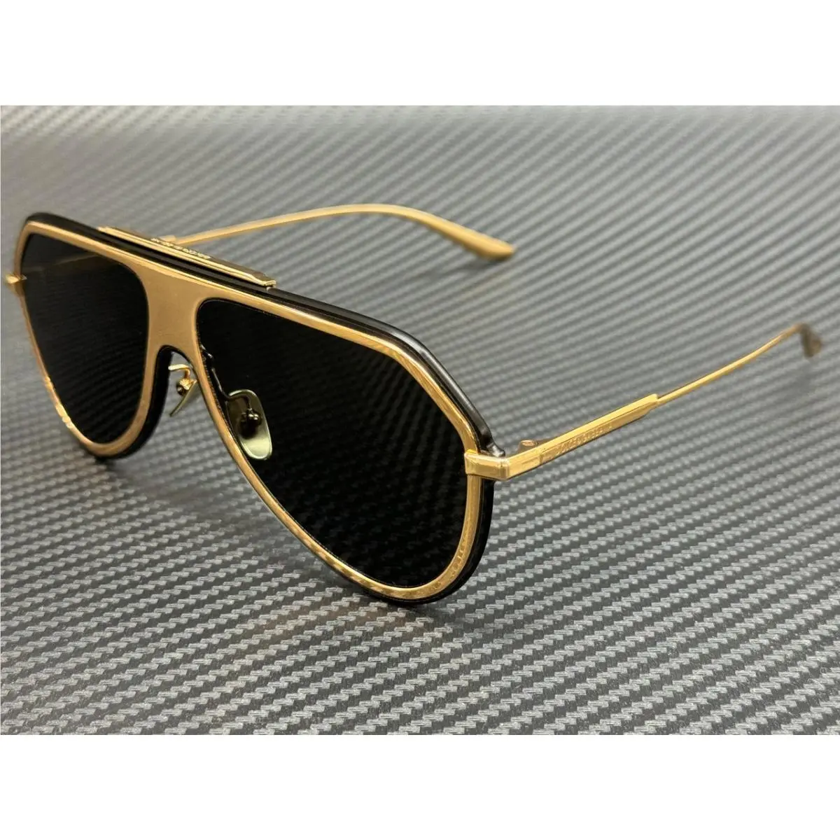 Dolce Gabbana DG2309 02 87 Gold Dark Grey Unisex 70 mm Sunglasses