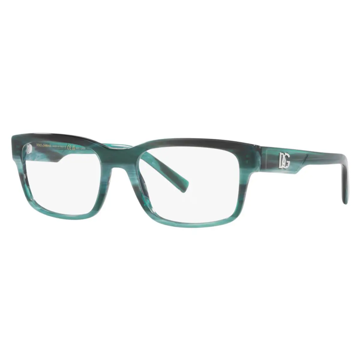 Dolce Gabbana Eyeglasses DG 3352 3391 57-20 150 Black Blue Horn Frames