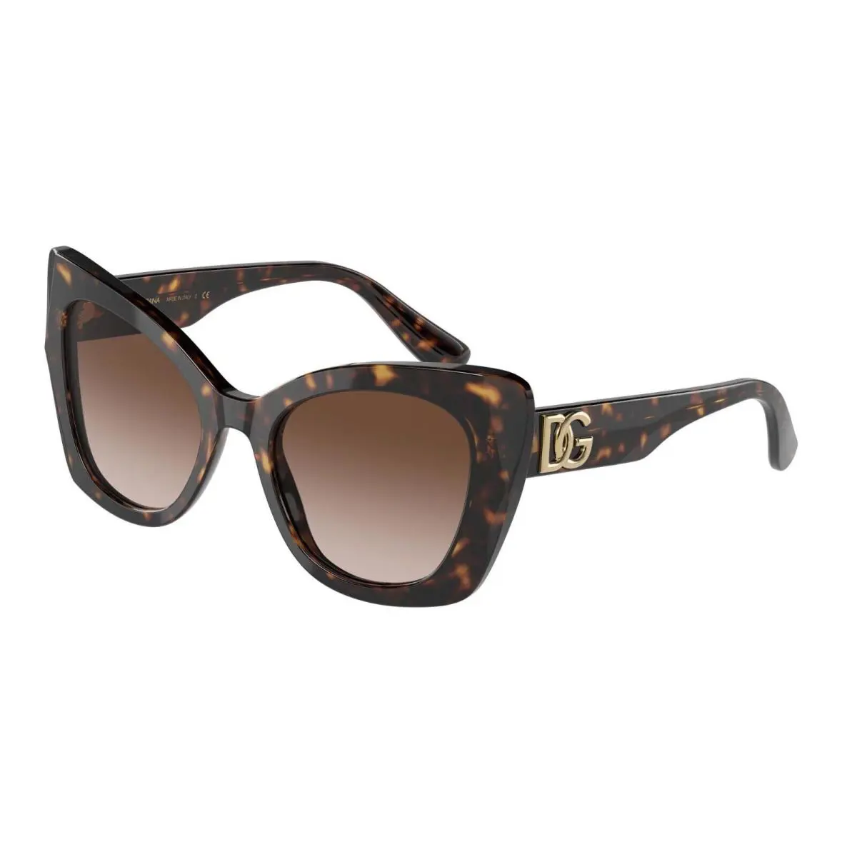 Dolce Gabbana DG 4405 Havana/brown Shaded 502/13 Sunglasses by Dolce & Gabbana