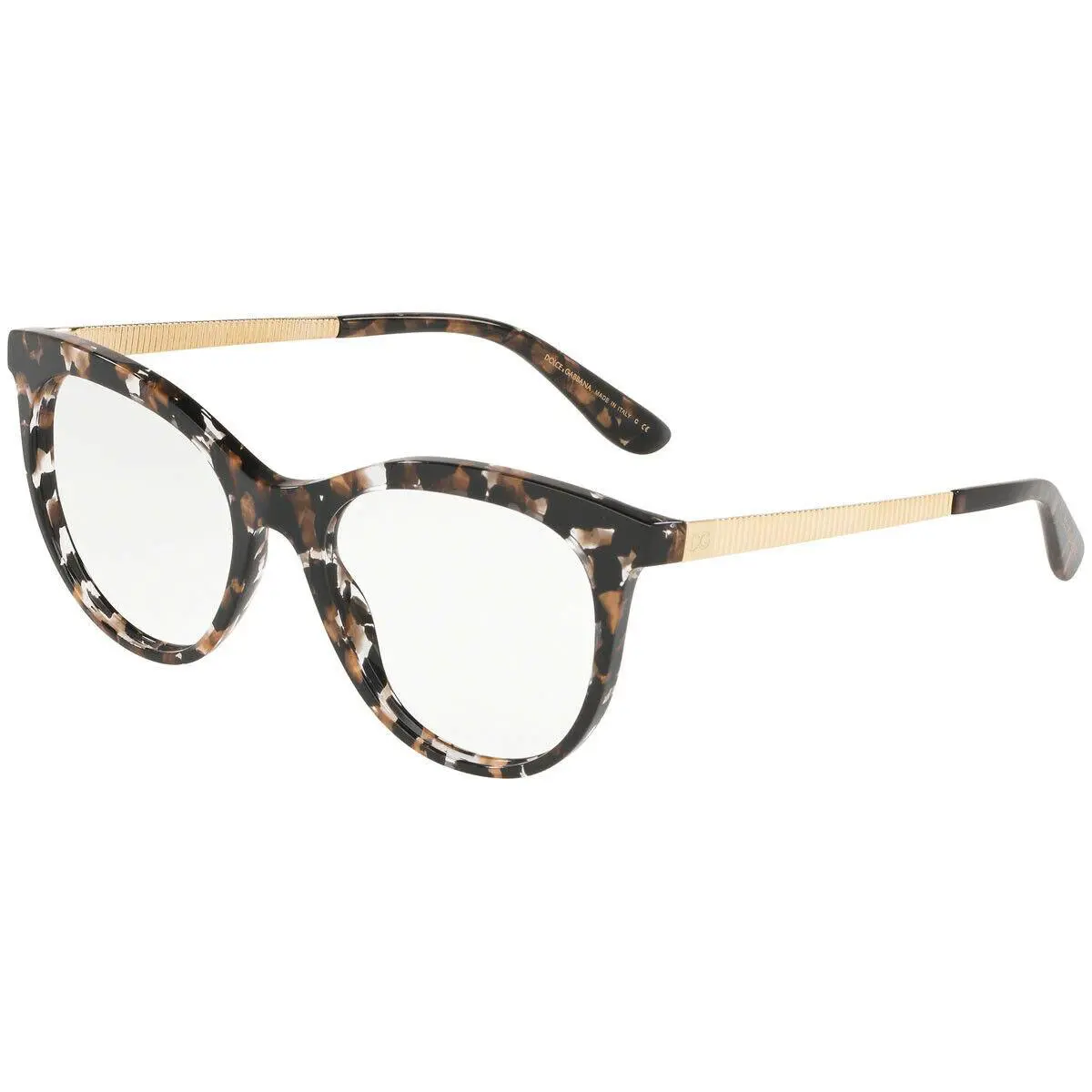 Dolce Gabbana DG 3316 911 Havana Gold Women Frame RX 50mm 18 140