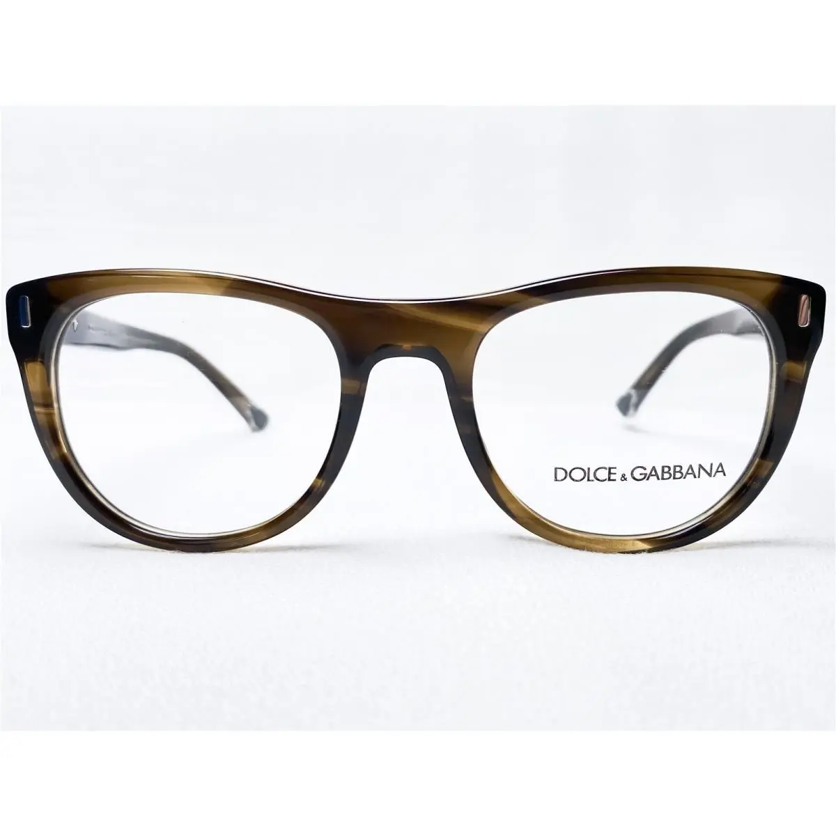 Dolce Gabbana DG3248 2925 Mens Striped Tobacco Eyeglasses Frames 50/20 140
