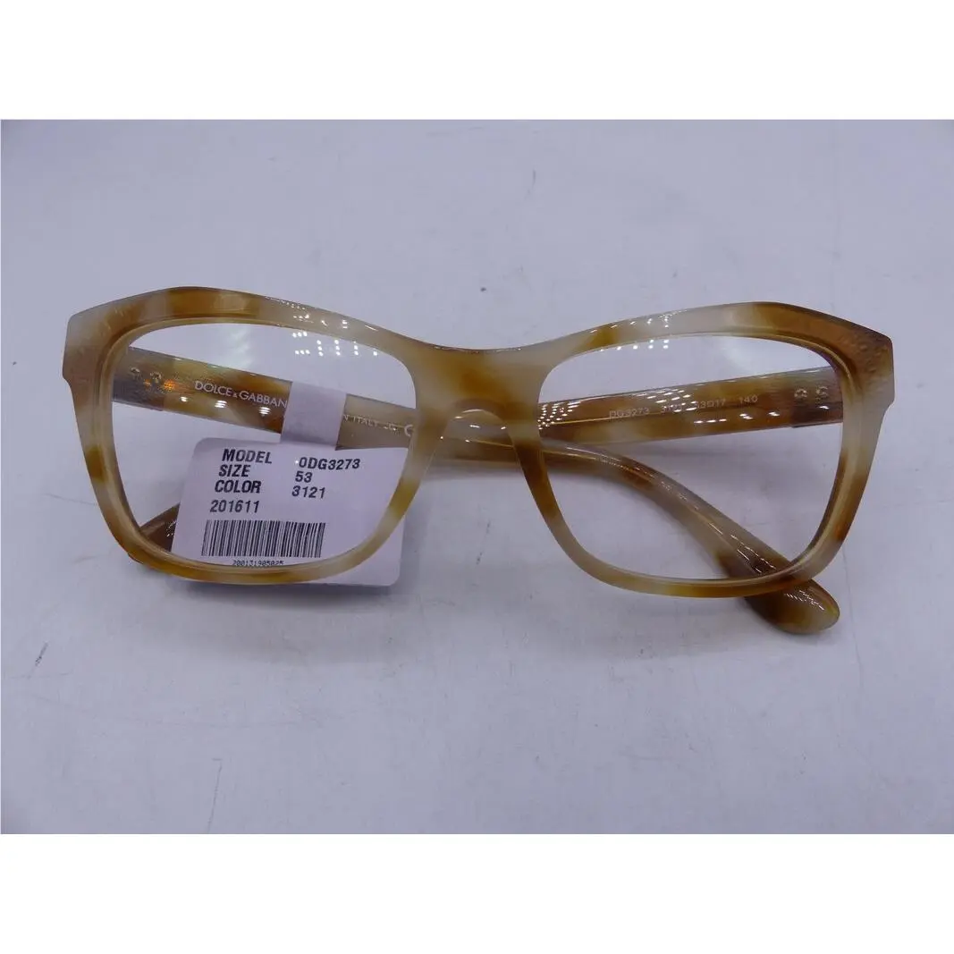Dolce Gabbana DG3121 Brown Grey 3121 Womens Eyeglasses Frames Size 53-17-140