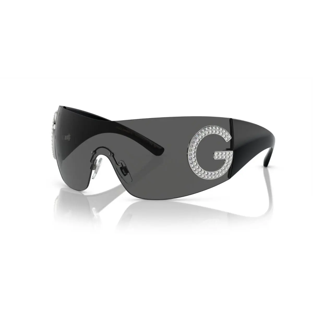 Dolce Gabbana DG 2298B Black/dark Grey 05/87 Sunglasses