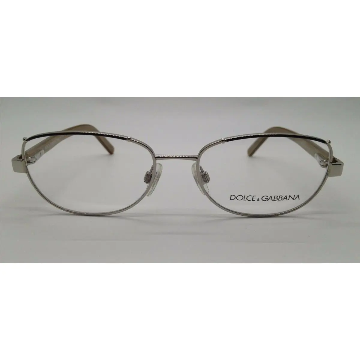 Dolce Gabbana DG 1181 Silver 384 Metal Eyeglasses Frame 51-16-135 Italy RX