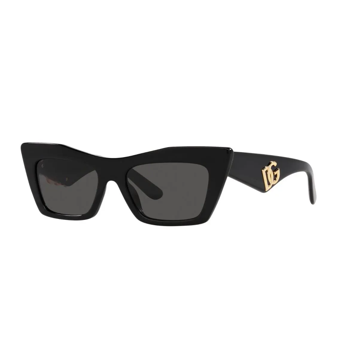 Dolce Gabbana DG 4435 Shiny Black/grey 501/87 Sunglasses