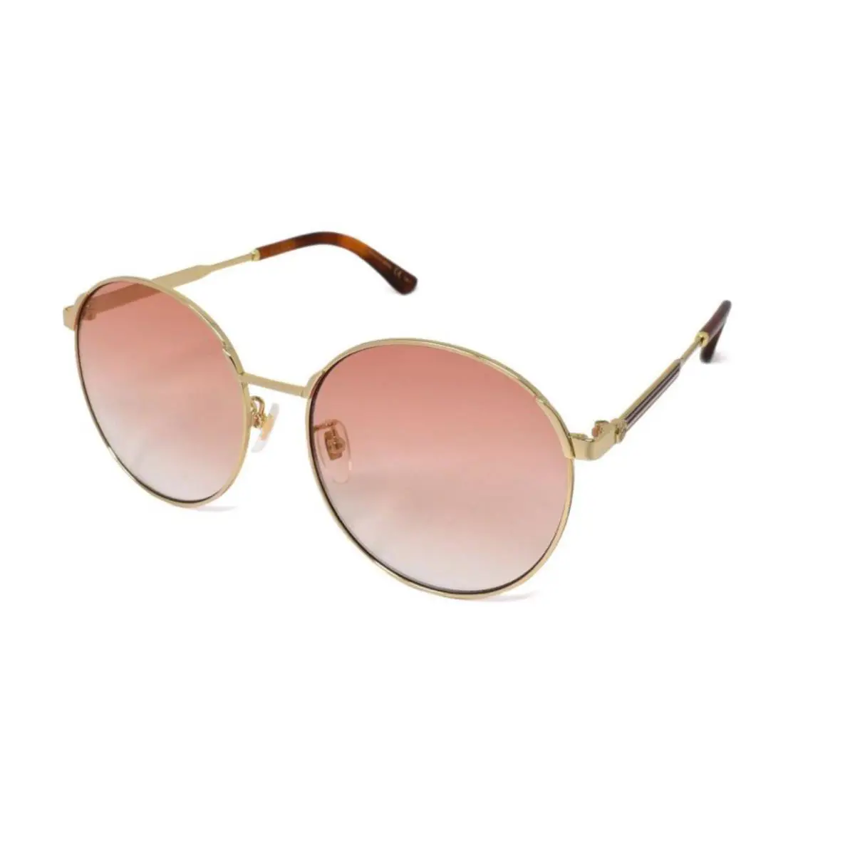 Gucci GG0206SK-004 Women`s Gold / Orange Gradient Sunglasses