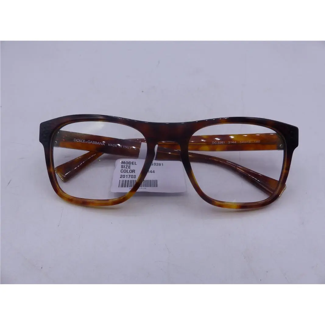 Dolce Gabbana DG3281 Brown Havana 3144 Womens Eyeglasses Frames Size 54-19-140