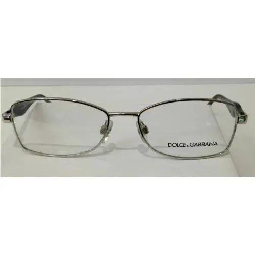 Dolce Gabbana DG 1189 Silver/black 061 Metal Eyeglasses Frame 53-16-135 Italy