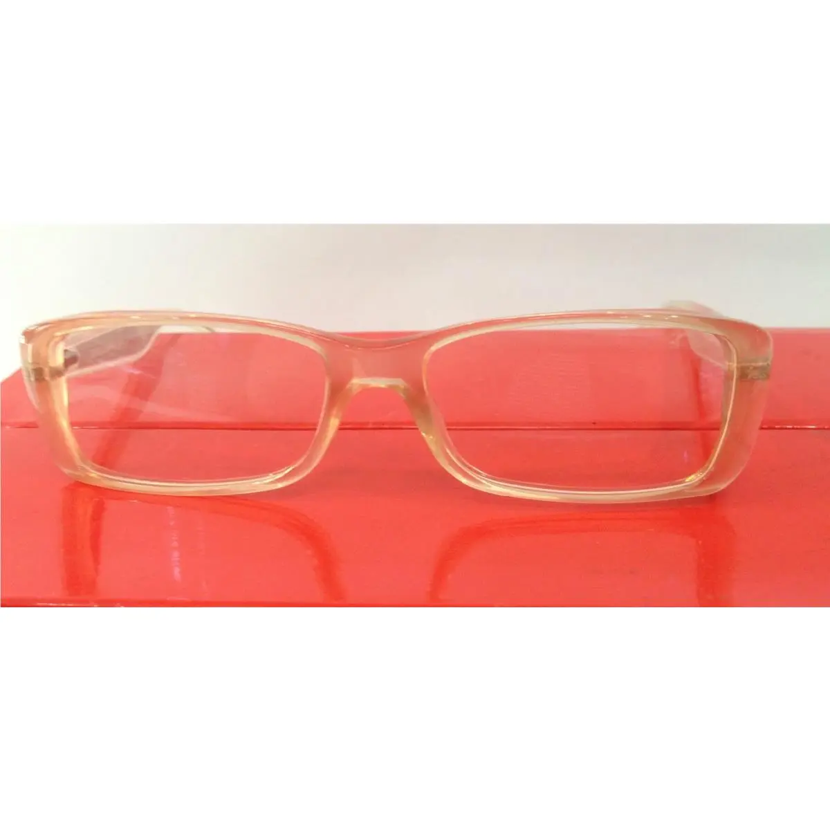 Dolce Gabbana DG 3142 Crystal Peach 2587 Plastic Eyeglasses Frame 51-15-137