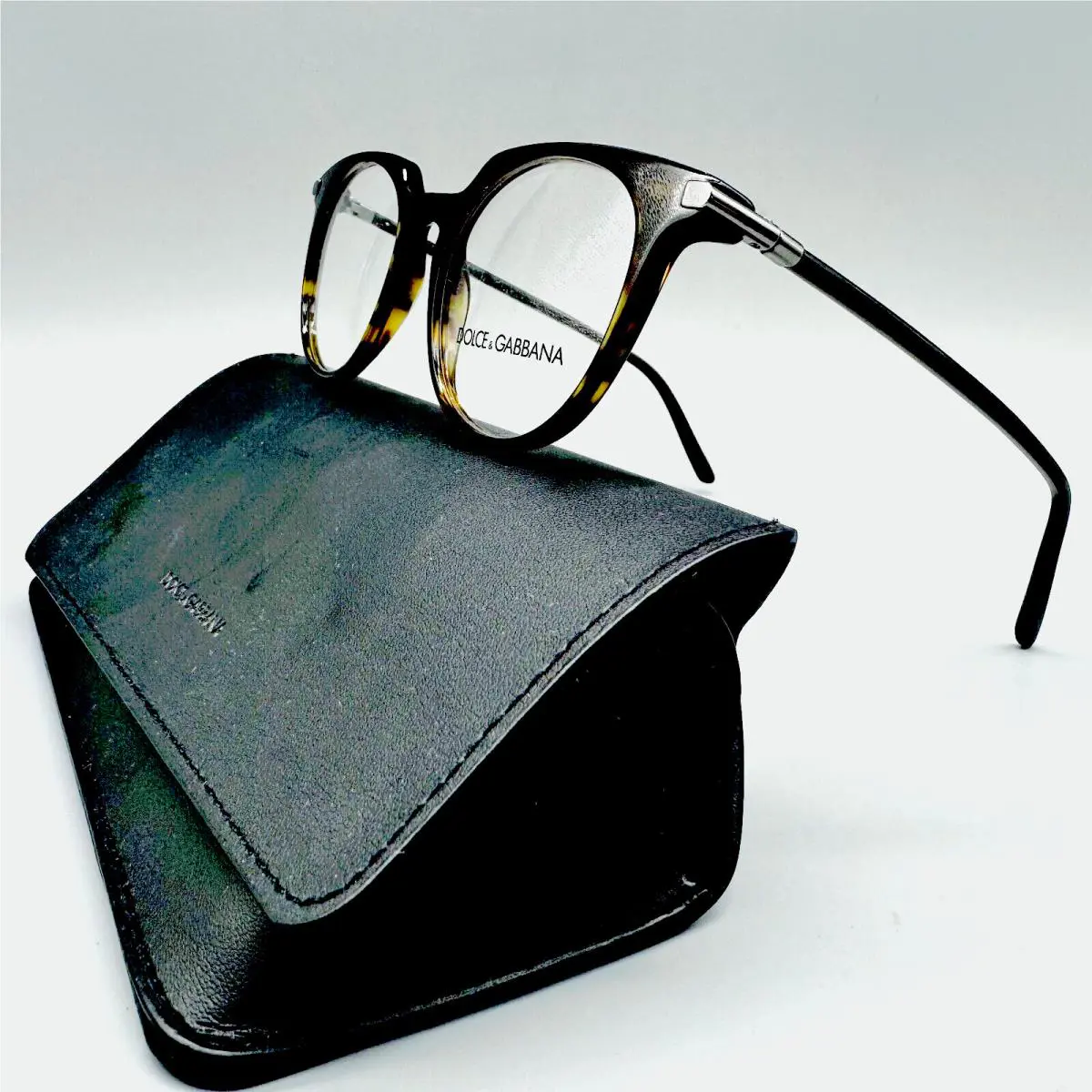 Dolce Gabbana DG3288 01 Eyeglasses Black Blue 53-17-140 D G Optical