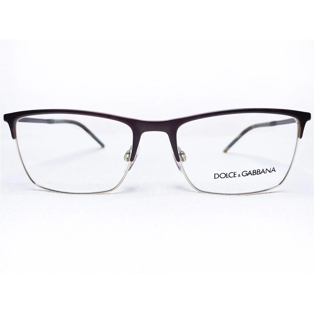 Dolce Gabbana DG1309 1315 Men`s Matte Brown/gold Eyeglasses Frames 55/18