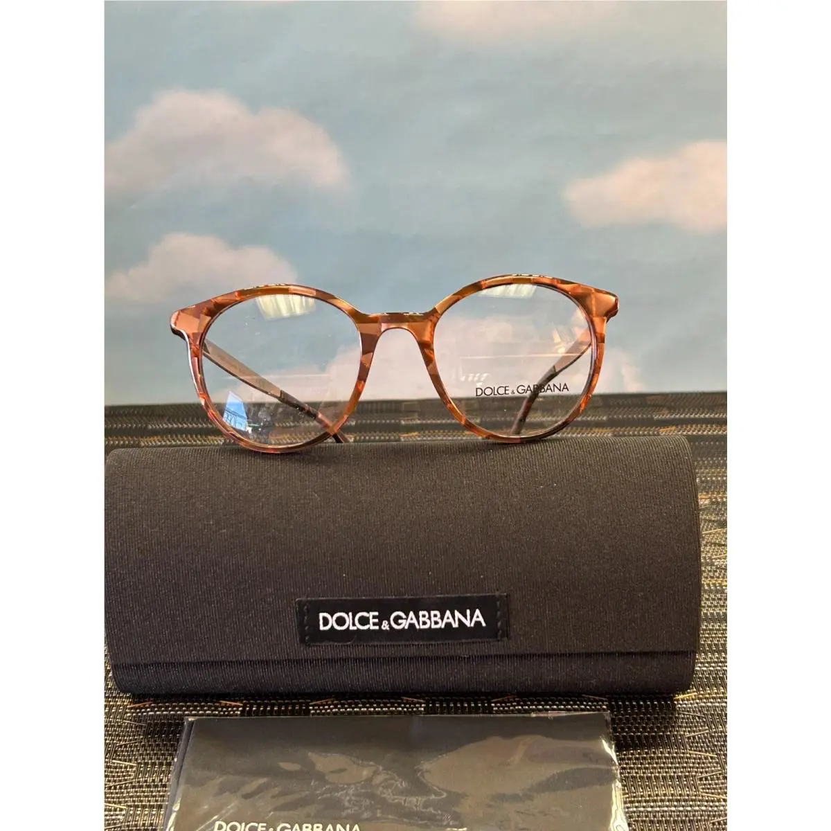 Dolce Gabbana DG 3292 3131 Women`s Cube Bronze Eyeglasses 50-20-140 mm