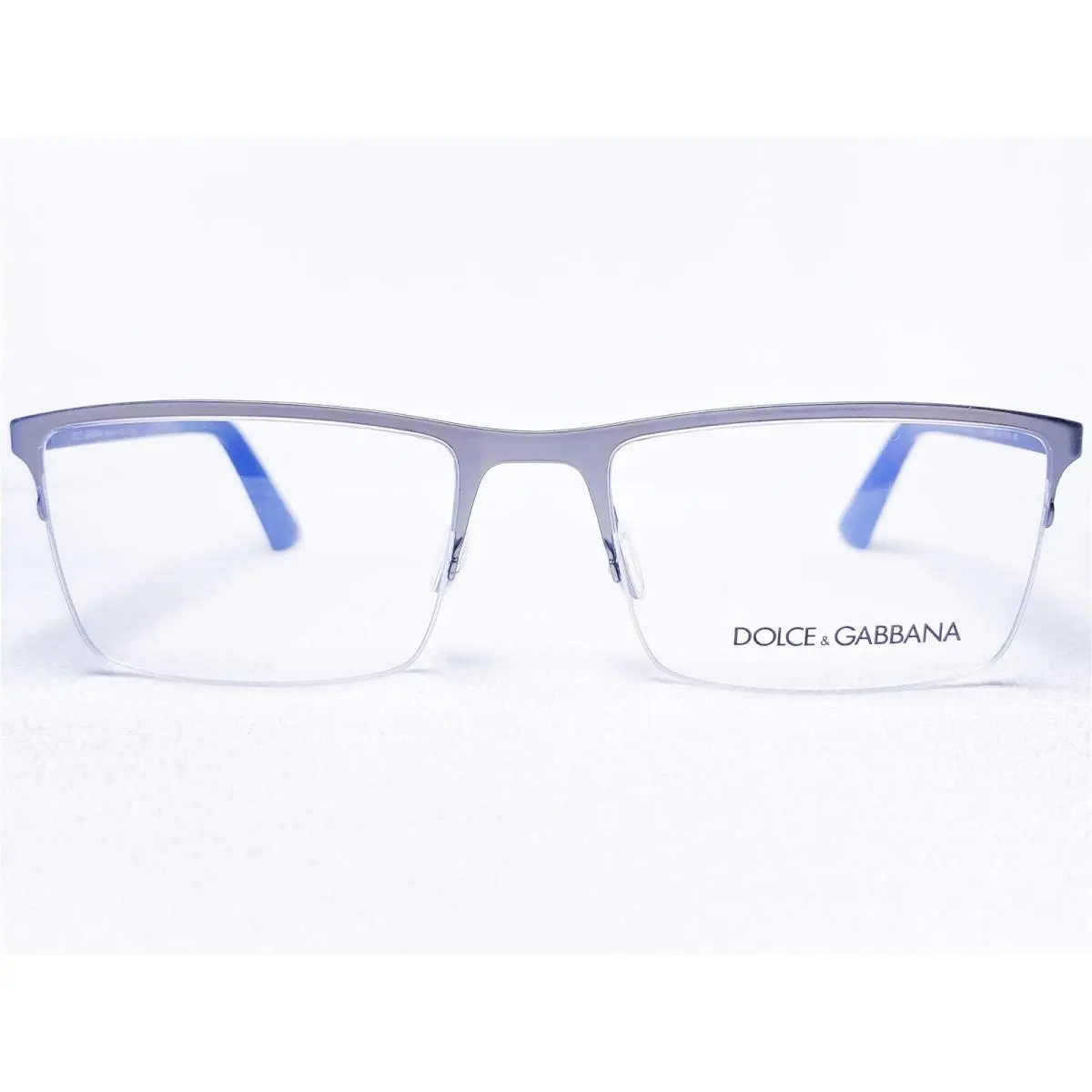 Dolce Gabbana DG1284 1262 Mens Gunmetal Rubber Eyeglasses Frames 54/18 140