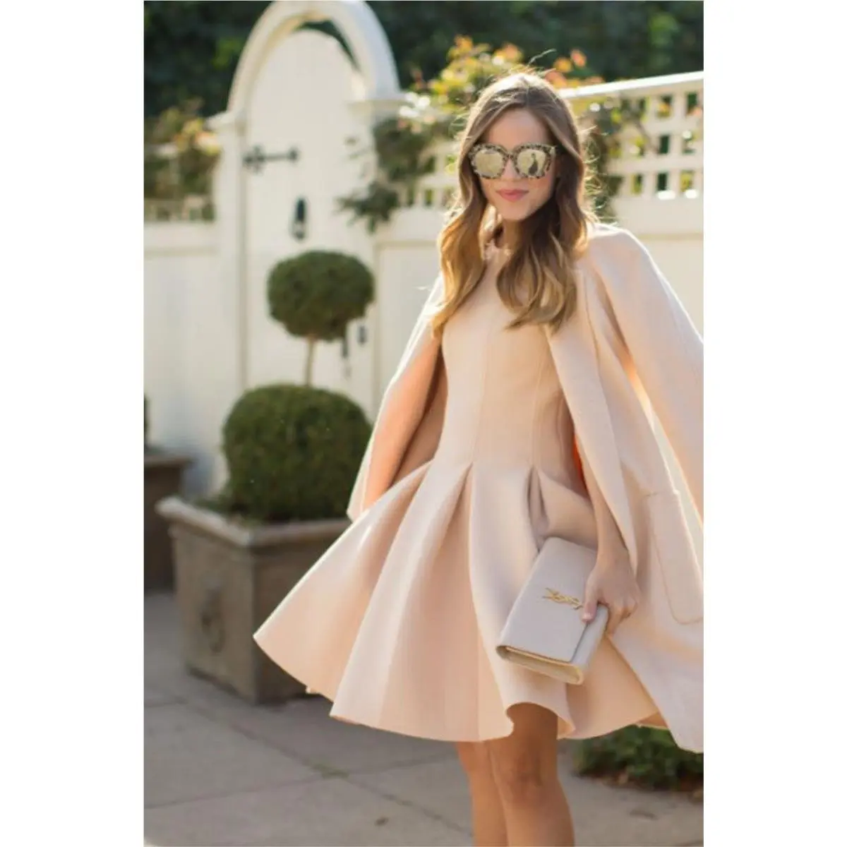 Dolce Dolce & Gabbana Animalier Gabbana Animalier Mirrored Oversized Round Sunglasses Blogger`s Fave