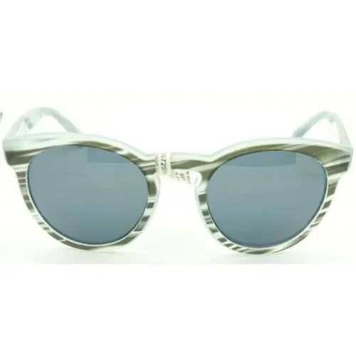 Dolce Gabbana DG4285 Women Sunglasses Gray Striped on Blue Grey Lens 51-21-140