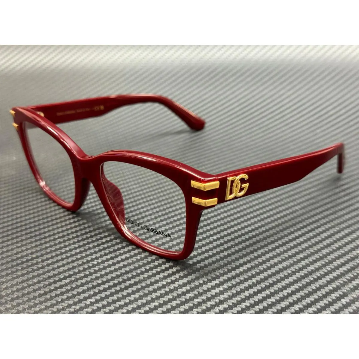 Dolce Gabbana DG3419 3091 Bordeaux Women`s 54 mm Eyeglasses