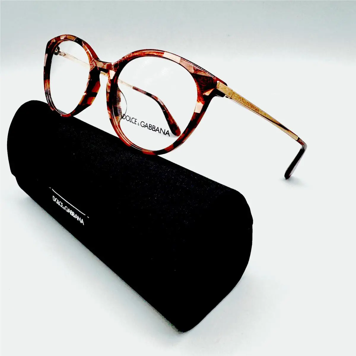 Dolce Gabbana DG3242F 3131 Eyeglasses Women 50-18-145 Bronze Cube Frame Italy