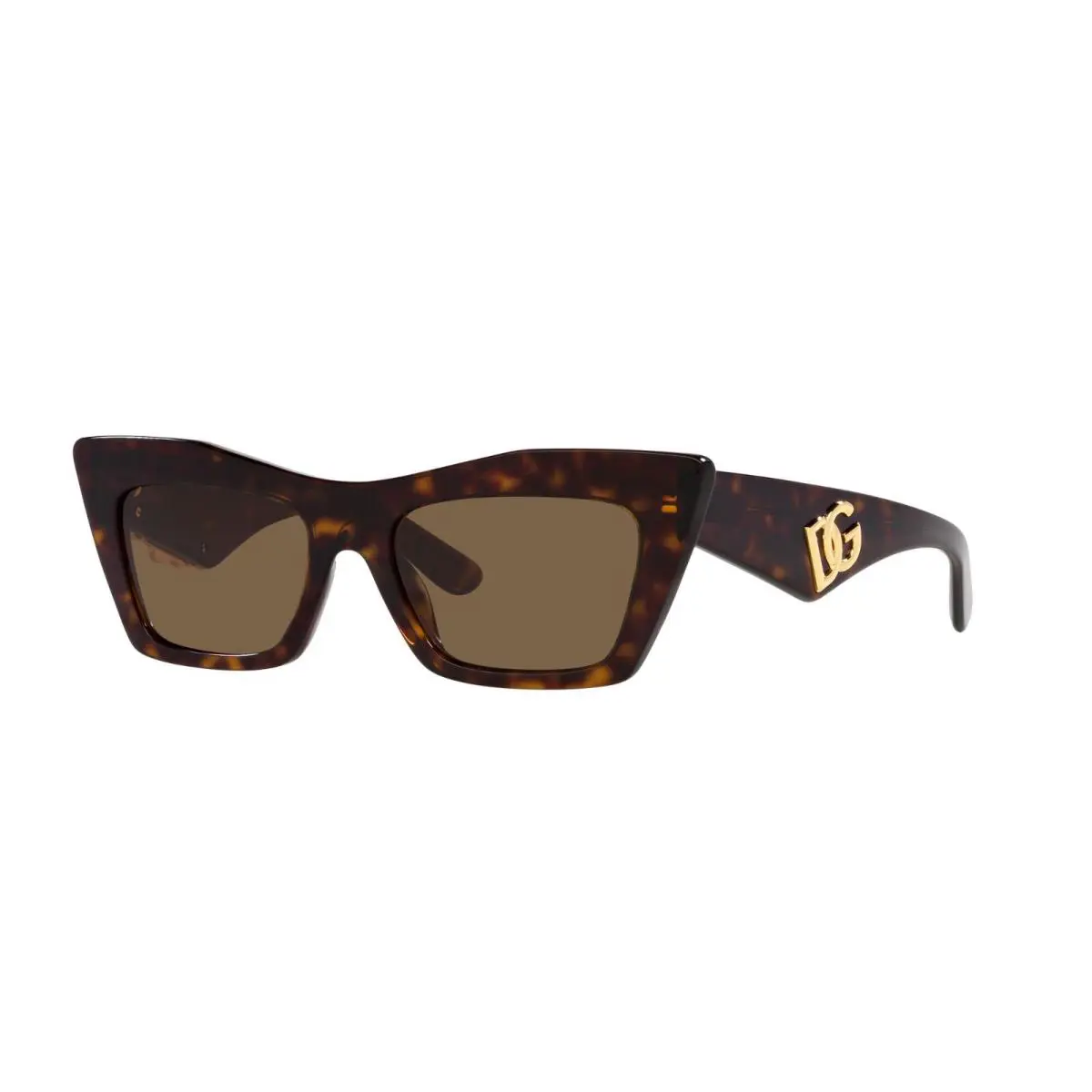 Dolce Gabbana DG 4435 Dark Havana/brown 502/73 Sunglasses - Frame: Dark Havana, Lens: Brown