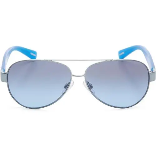 D G Dolce Gabbana DG2118P 1241-8F Sunglasses Gunmetal/blue - Blue Gradient